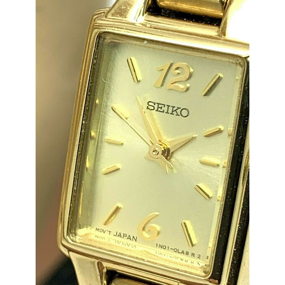 Seiko Women's Watch SXGL62 Petite Yellow Gold Tone